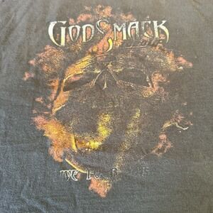 Godsmack 1000HP Live Tour 2015 Band T Shirt Men's XL Black Rock‎ Tee